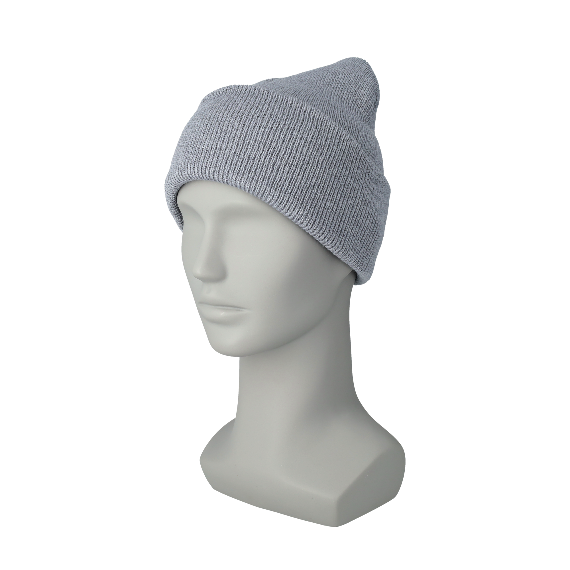 Unisex Strickmütze Beanie Winter Mütze (One Size) - Grau