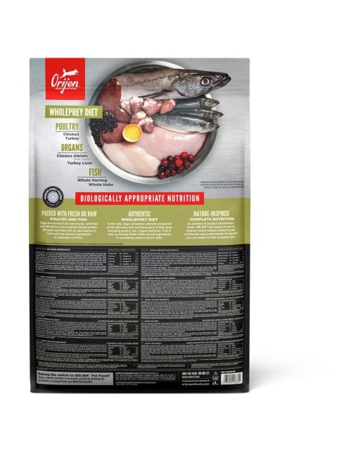 Orijen Whole Prey Senior Dog Kip&Kalkoen - Hondenvoer
