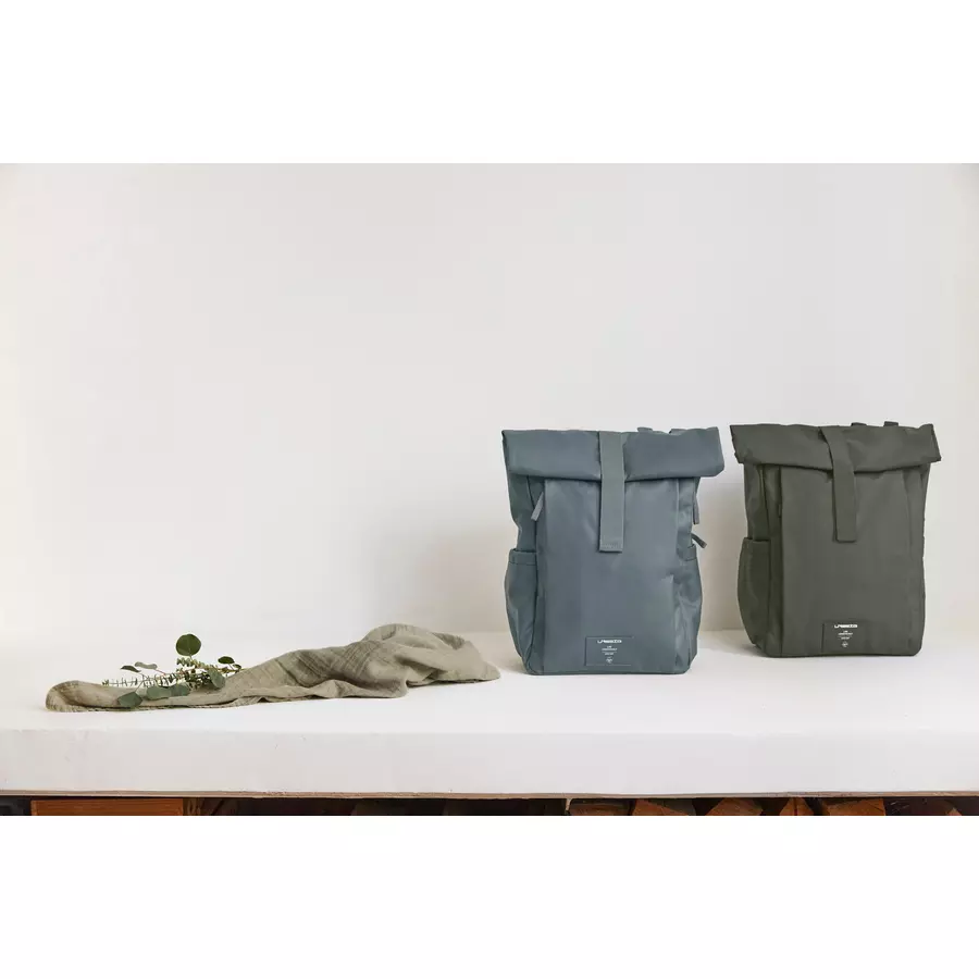 LÄSSIG Wickelrucksack Rolltop Up Backpack anthracite