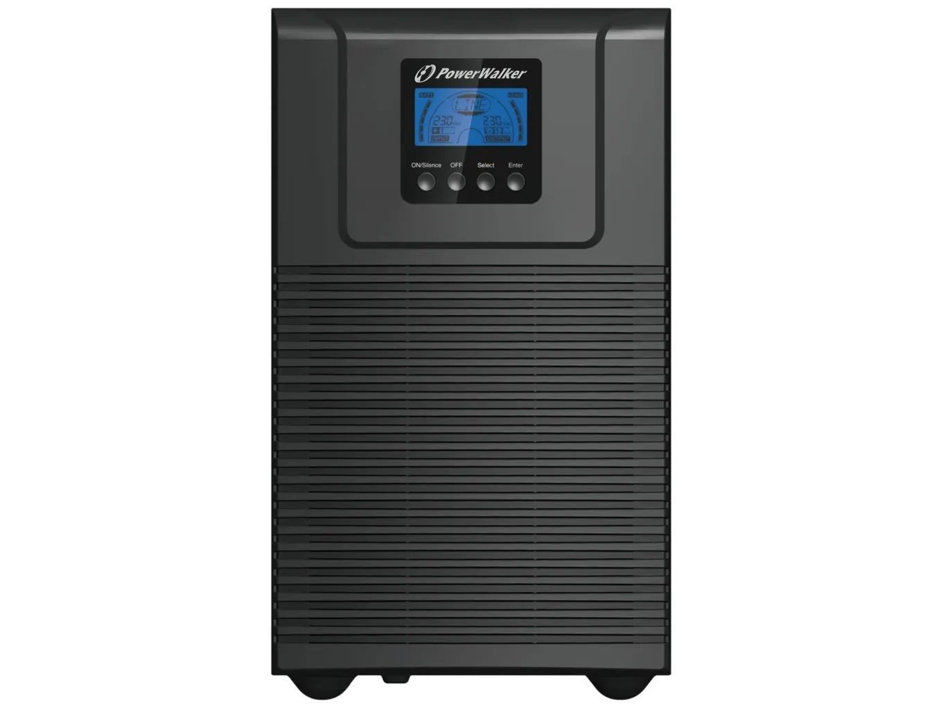 PowerWalker VFI 3000 TG - UPS - 2700 Watt - 3000 VA - 9 At - RS-232, USB - output-stikforbindelser: 5