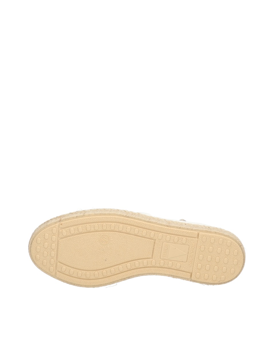 Glattleder Espadrille