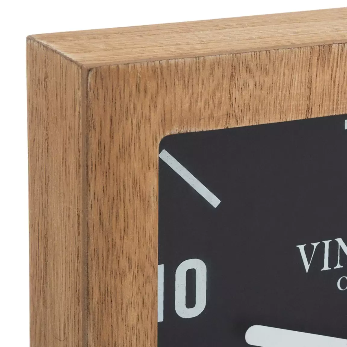 Horloge à poser en bois (H23 cm) Silence Vintage