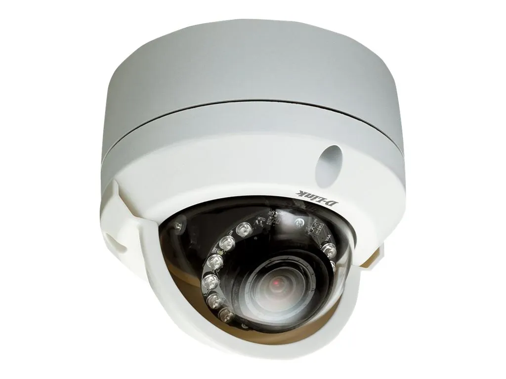 D-Link DCS-6315 - Netværksovervågningskamera - kuppel - udendørs - vejrbestandig - farve (Dag/nat) - 1280 x 720 - forskellige brændvidder - audio - LAN 10/100 - MPEG-4, MJPEG, H.264 - DC 12 V / PoE