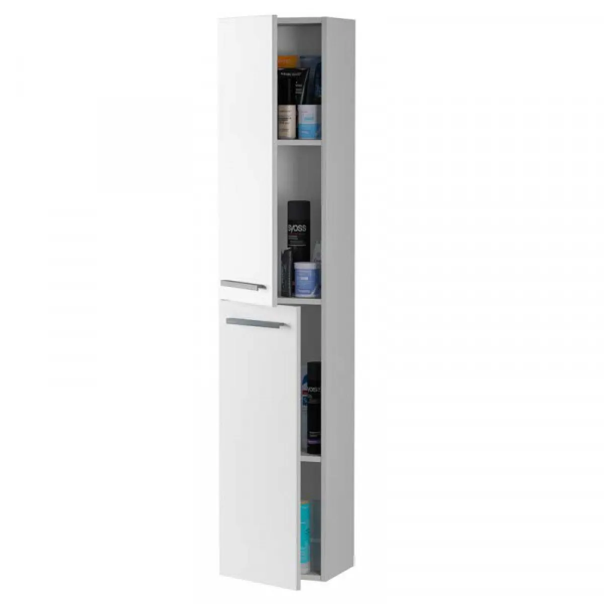Dansmamaison Meuble lave main 40 cm + miroir - Blanc