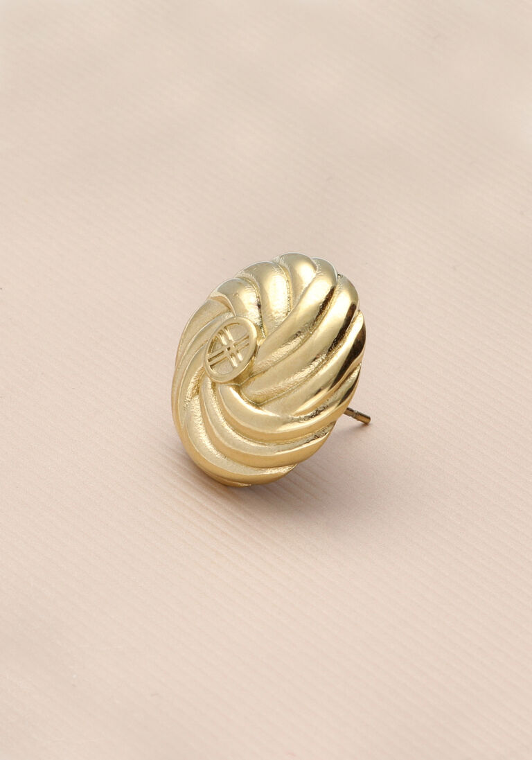 NOTRE-V gouden notre-v oorbellen oorbel knot
