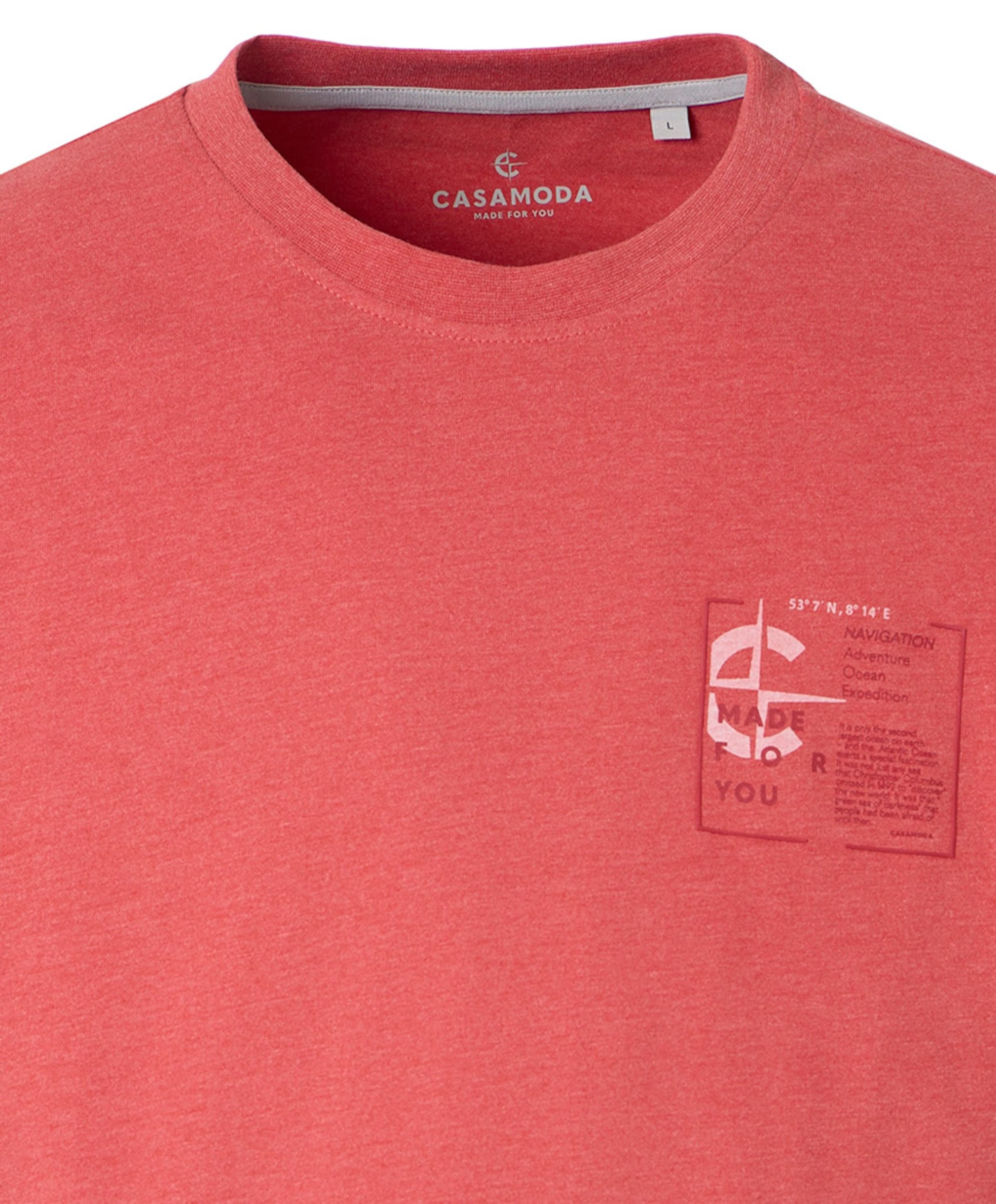 CASAMODA Heren T-shirt rood