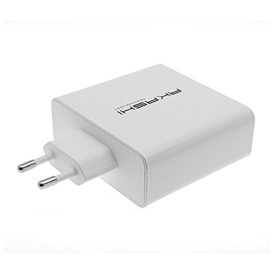 Akashi Chargeur Secteur 60W 6A USB-C + 3x USB-A
