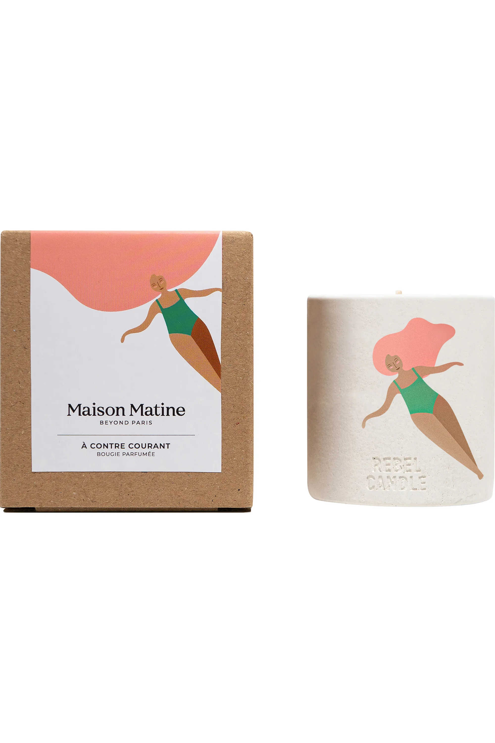 Maison Matine Bougie parfumée A Contre-Courant-160 g