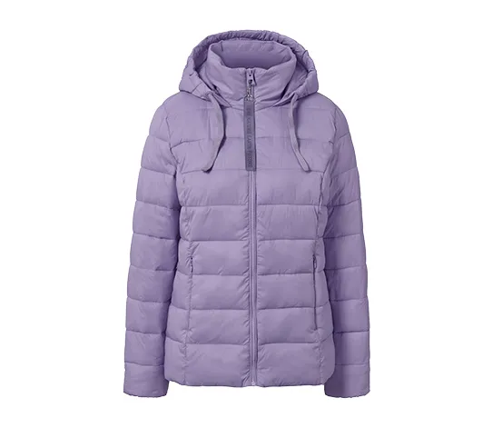 Steppjacke mit Kapuze, fliederfarben