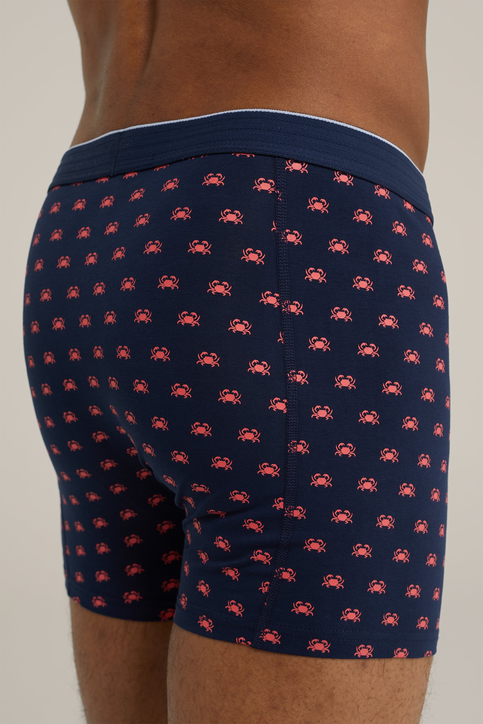 boxershort met dessin WE Fashion Donkerblauw