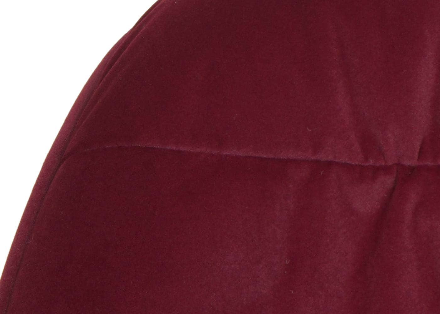 6er-Set Esszimmerstuhl MCW-K28, Küchenstuhl Polsterstuhl Stuhl mit Armlehne, drehbar, Metall ~ Stoff/Textil bordeaux