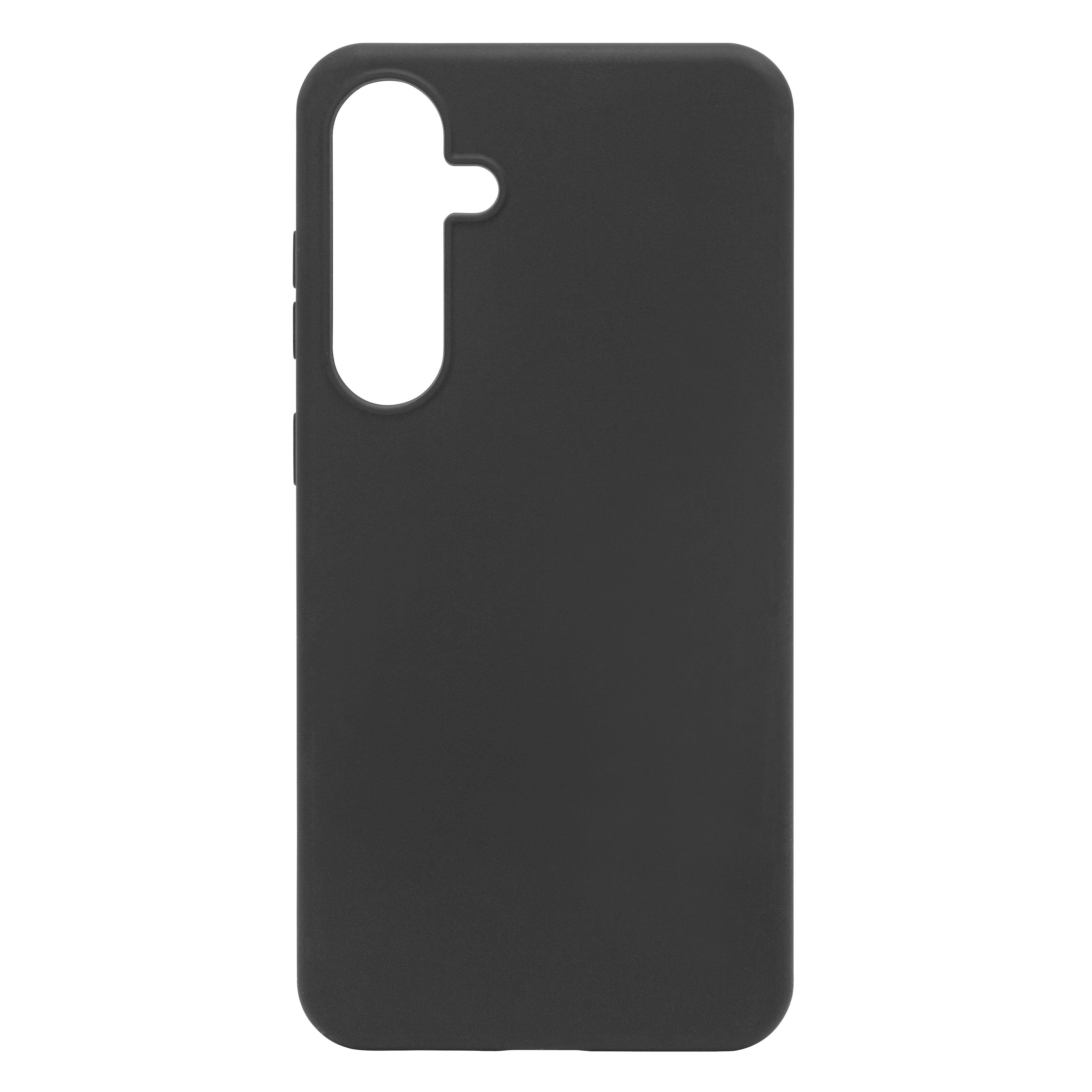 Linocell Rubber Case for Galaxy S24 Plus - Svart