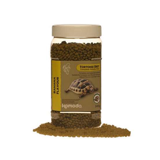 Granulés goût banane pour tortues de terre : 340gr