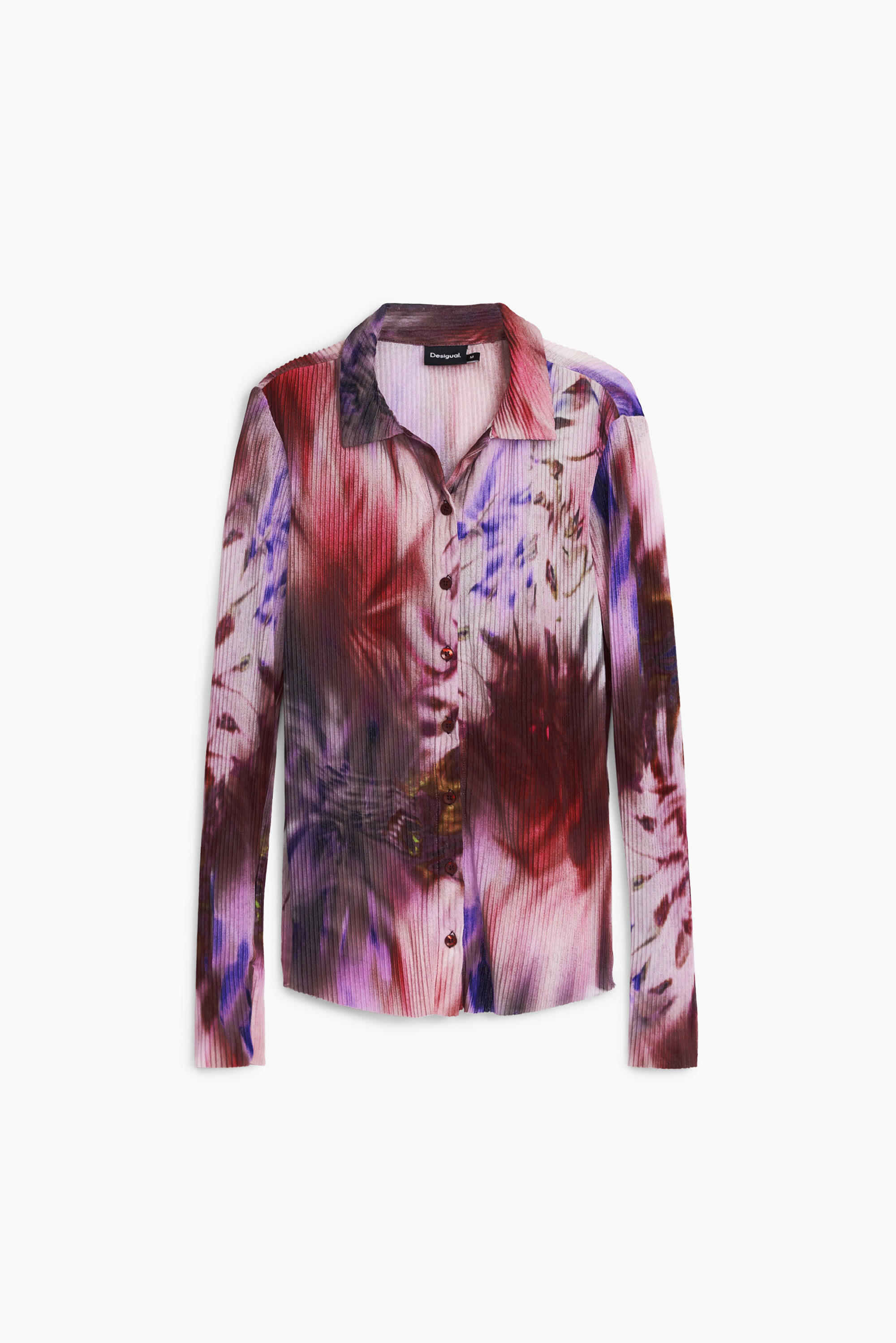 camisa com estampa tie-dye