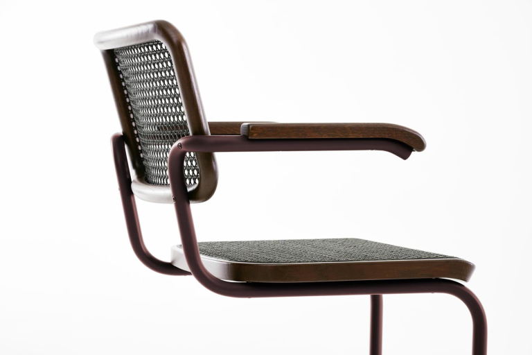 Thonet S64 V eetkamerstoel Dark Melange Black