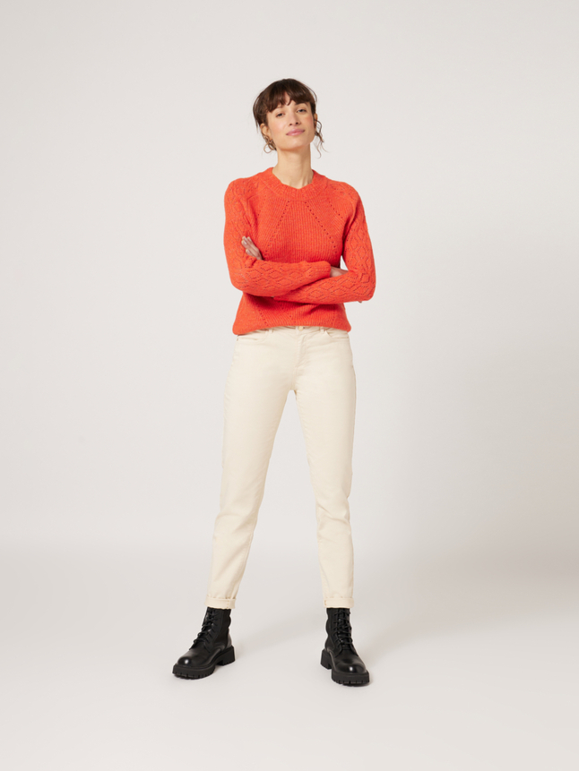 Pull avec détails losanges