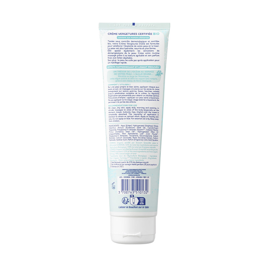 Crème vergetures bio 150 ml