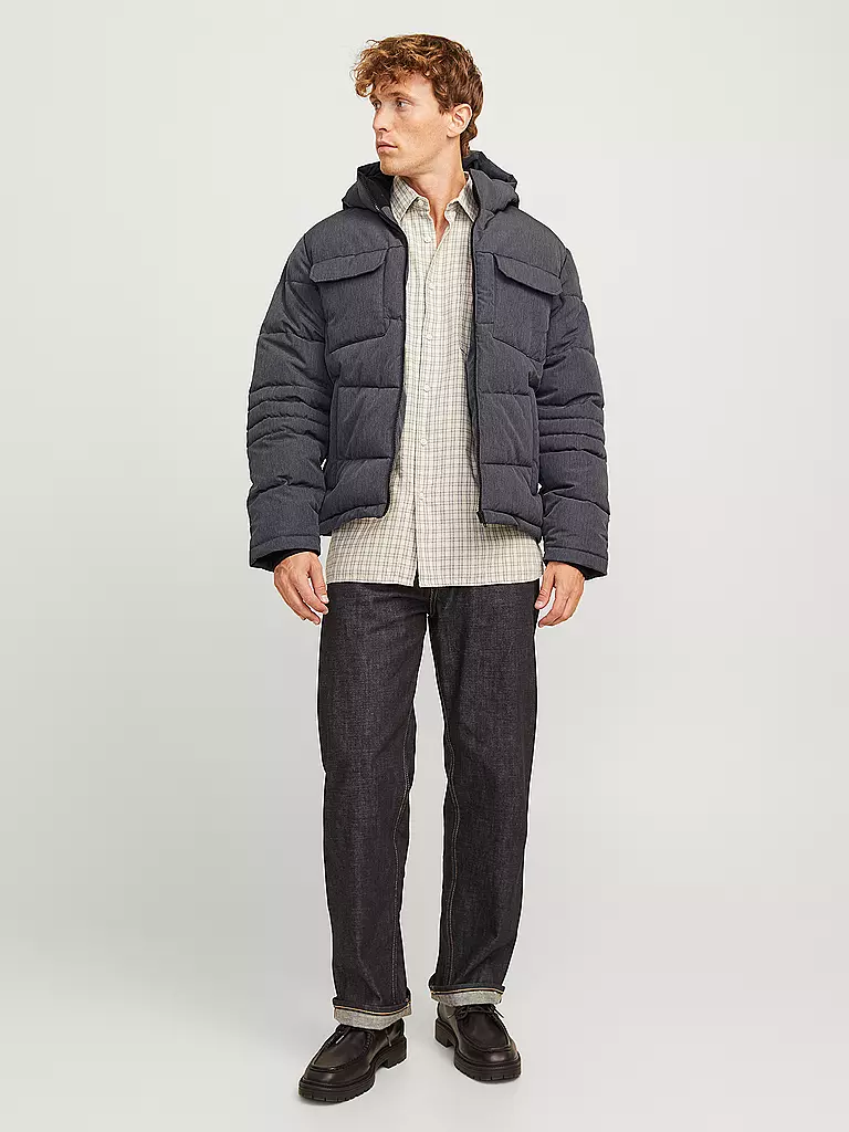 JACK & JONES Steppjacke JJBUILD grau