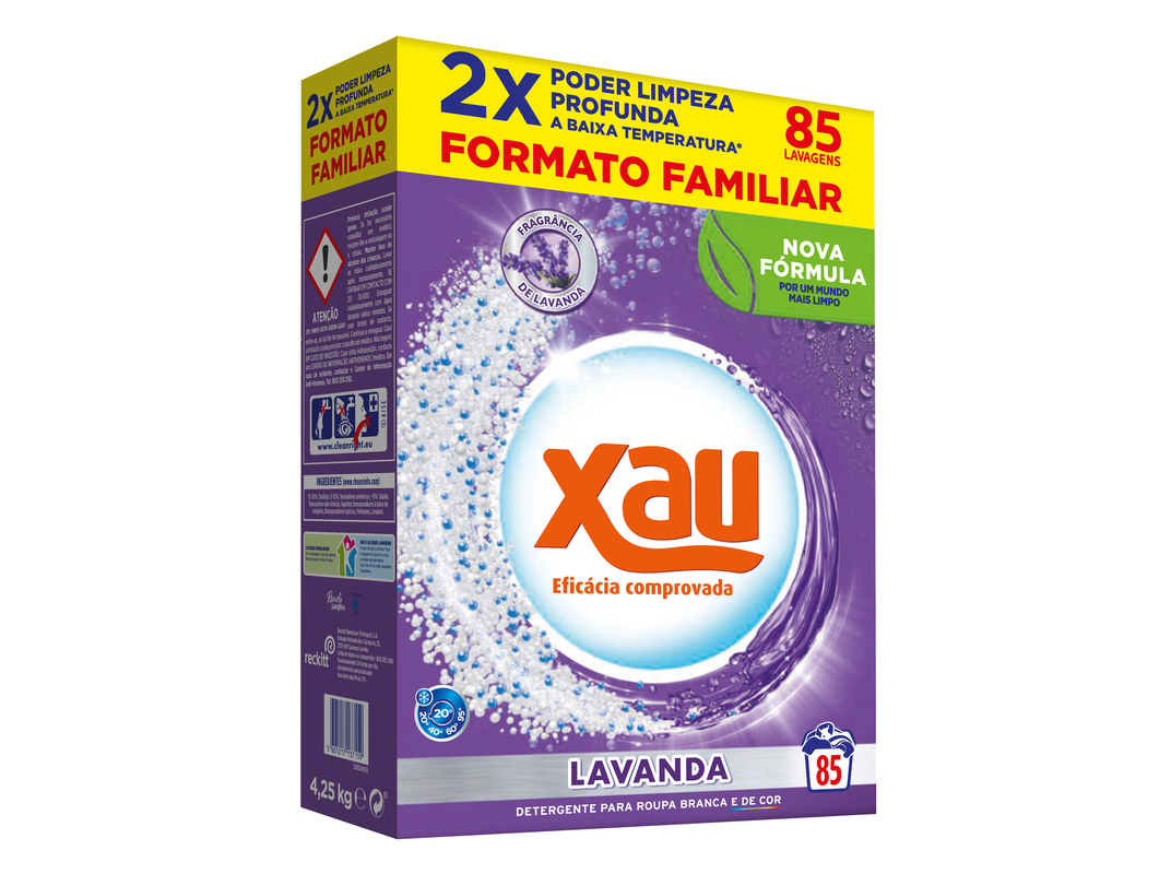 DETERGENTE MÁQUINA ROUPA PÓ XAU LAVANDA 85D
