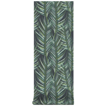 Vliesbehang palmen blauw/groen (dessin 100558)