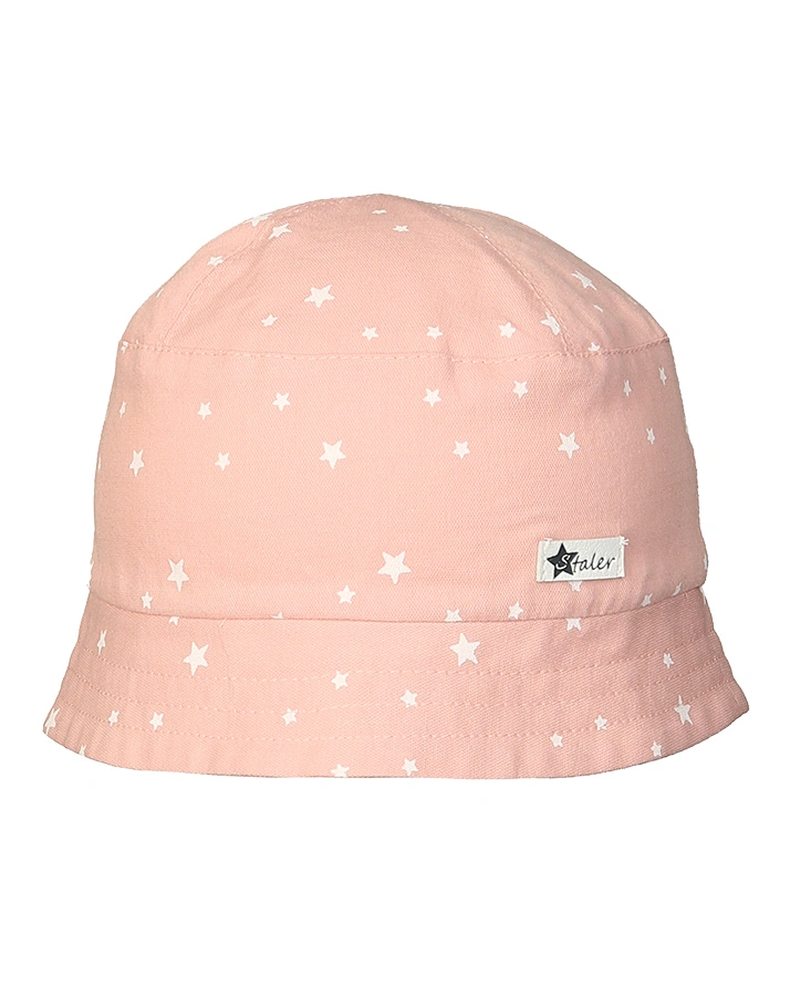 Sommerhut STERNE in rosa
