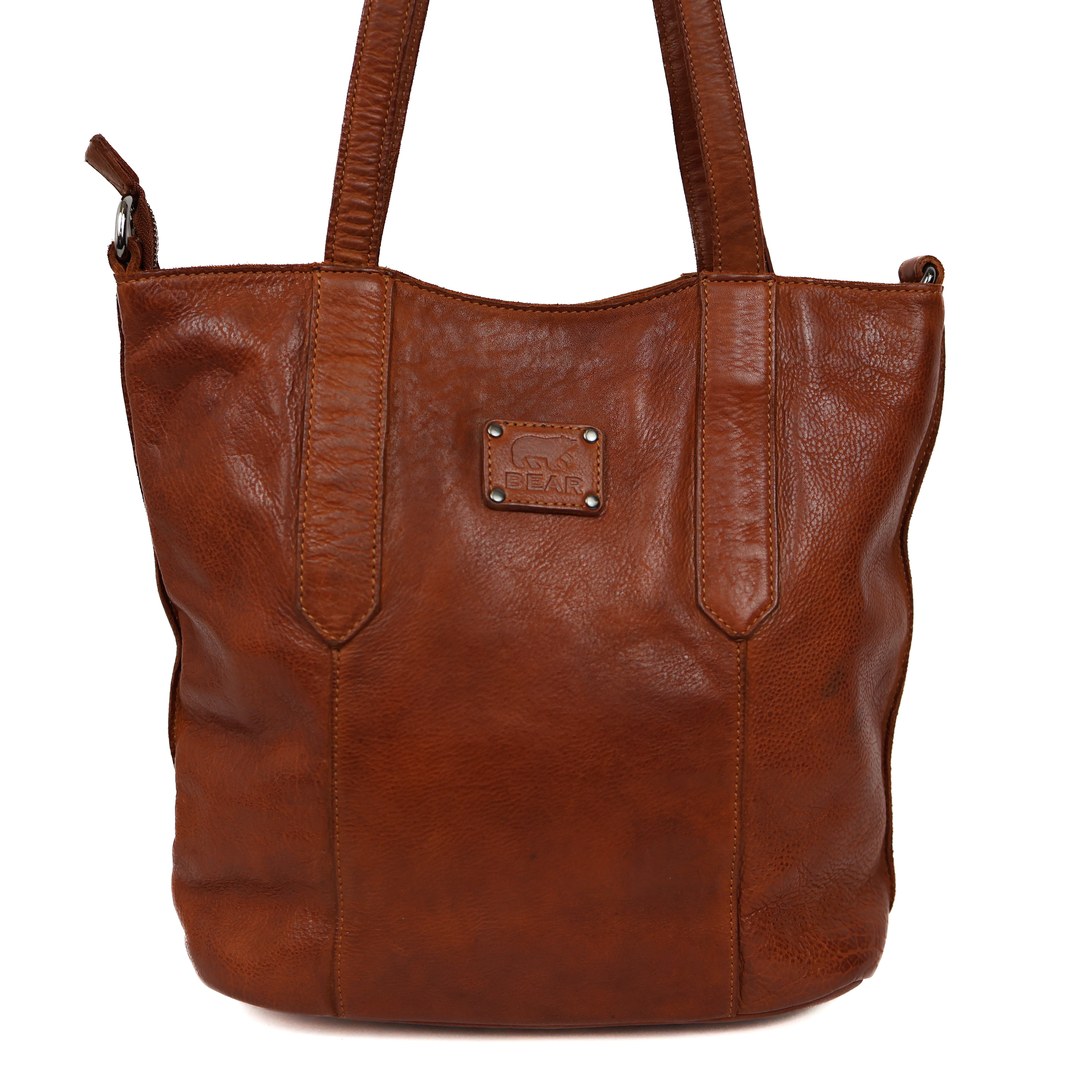 Hand-/schoudertas 'Liz' cognac Cognac