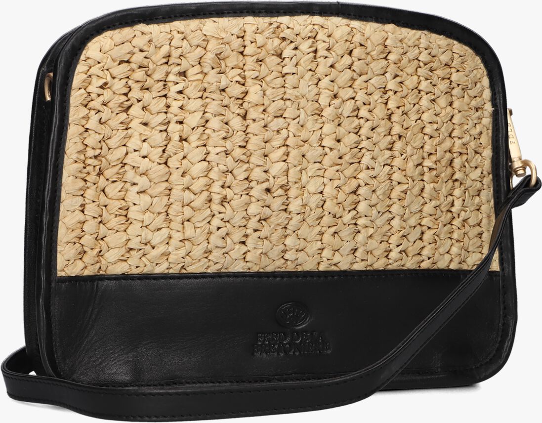 FRED DE LA BRETONIERE beige fred de la bretoniere schoudertas 0457 crossbody raffia s