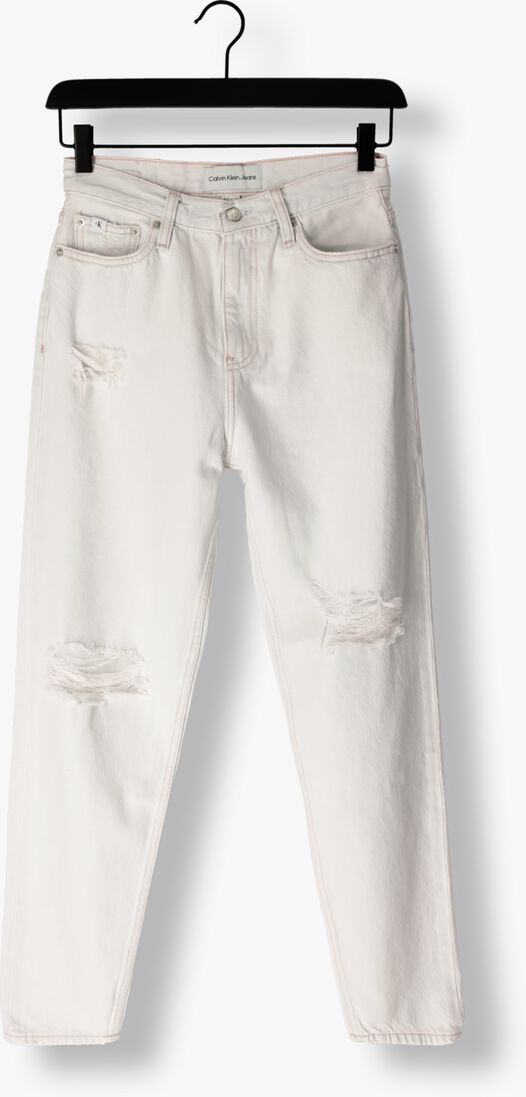 CALVIN KLEIN witte calvin klein mom jeans mom jean