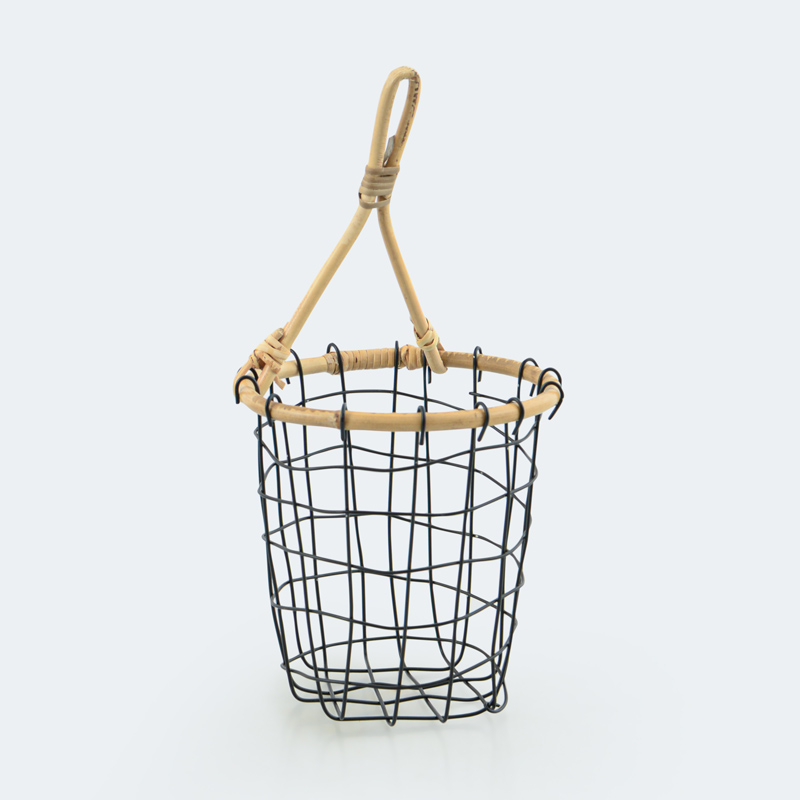 Panier rond en métal