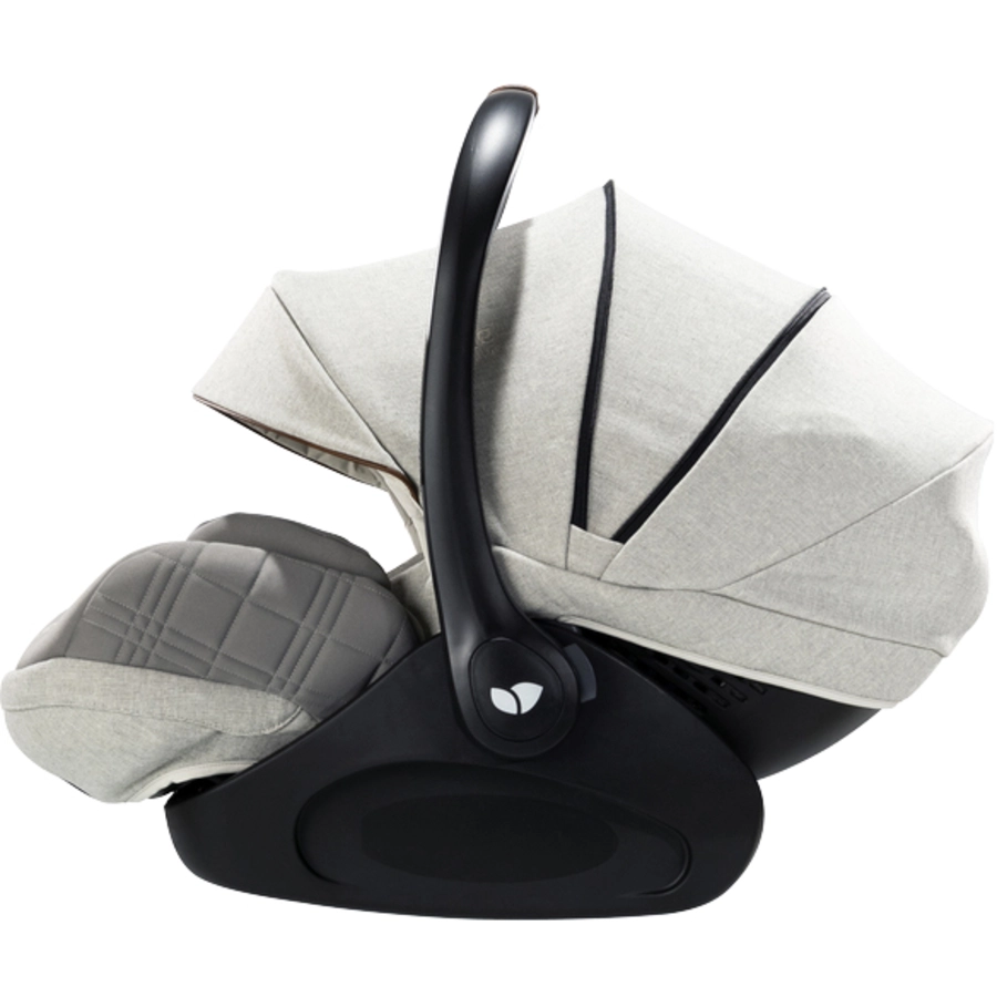 Joie Signature Kombikinderwagen Vinca 4in1 bestehend aus Babywanne, Sportsitz, Babyschale i-Level und Base LX Oyster