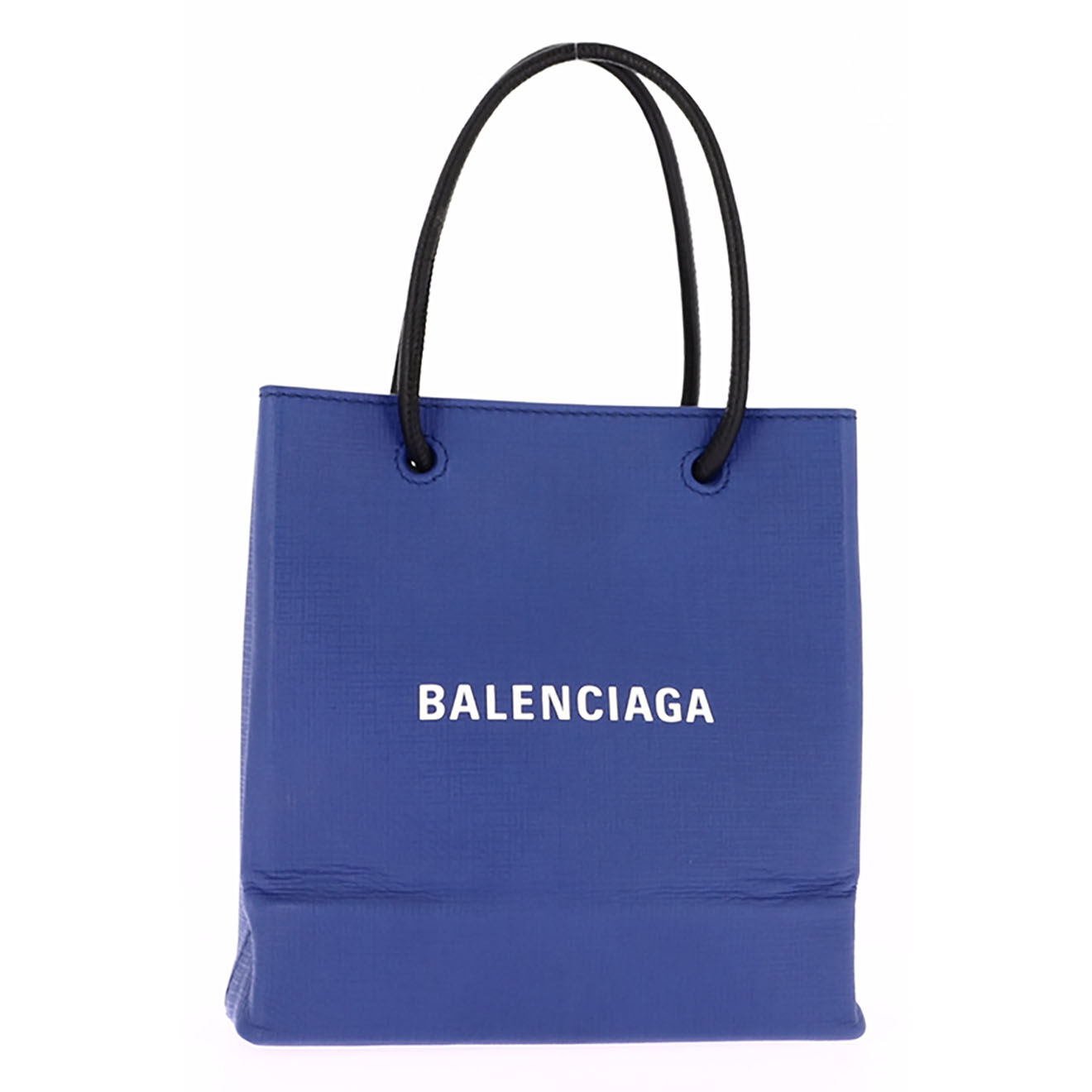 Balenciaga Sac bandoulière en Cuir bleu - Très bon état - L.19 cm