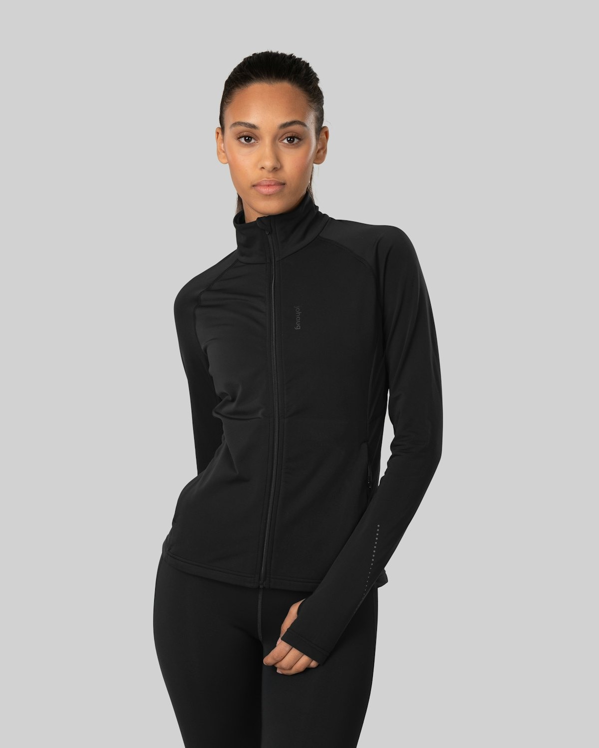 Discipline 2-in-1 Hybrid Running Jacket Dame Black