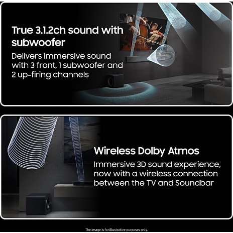 Samsung HW-QS710F 3.1.2 Atmos Soundbar