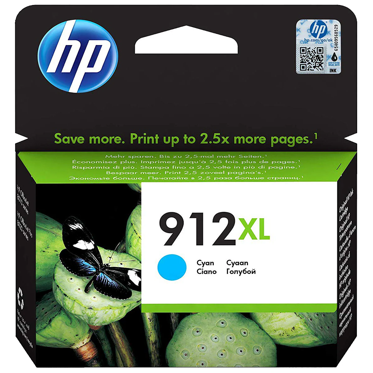 HP 912 XL Cyan høyytelses blekkpatron
