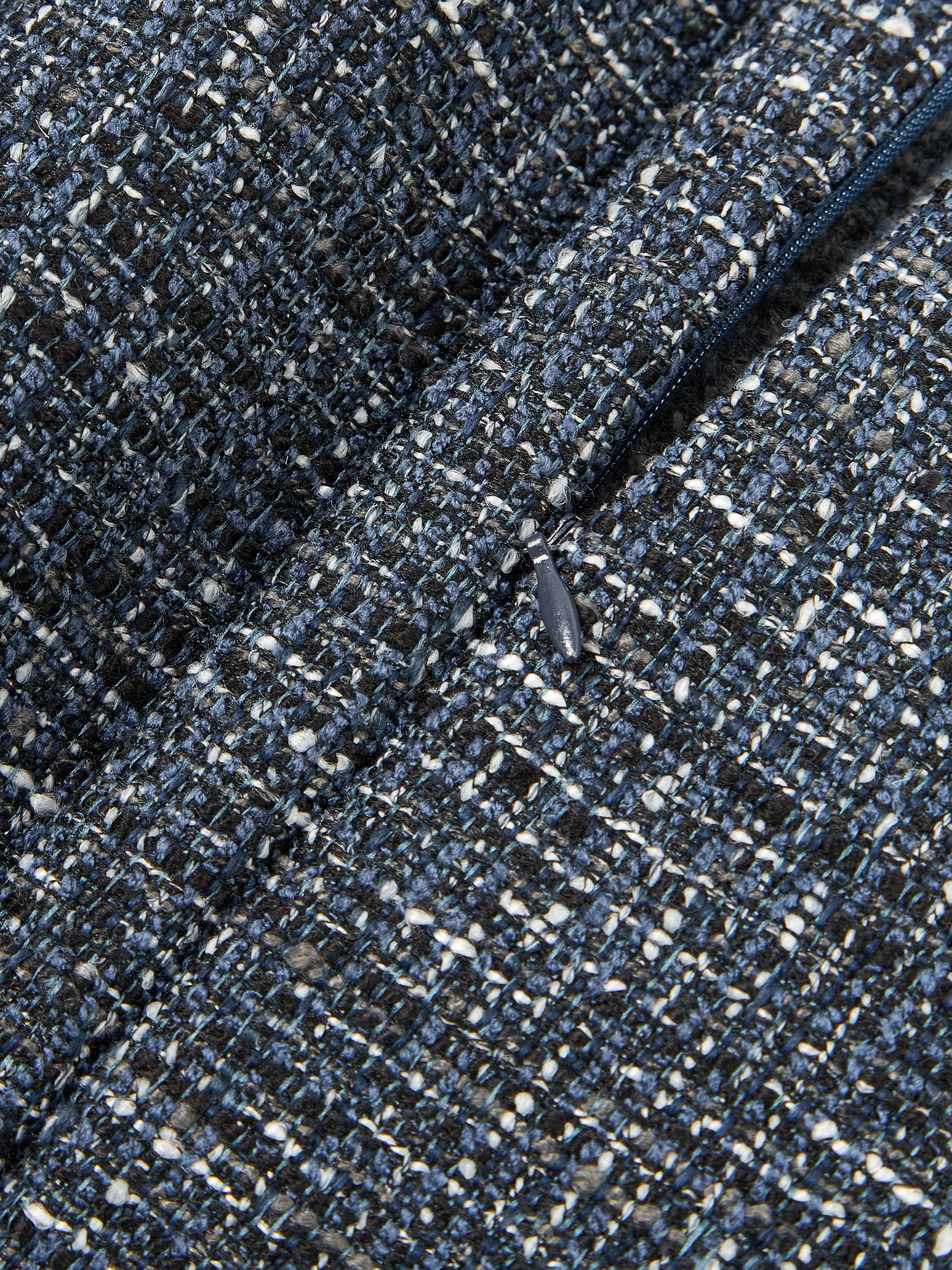 Bouclé kussenhoes Talea