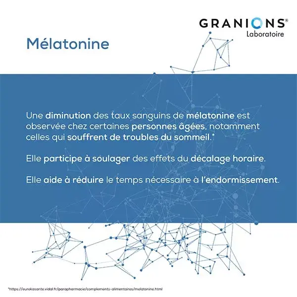 Granions Melatonina 60 cápsulas