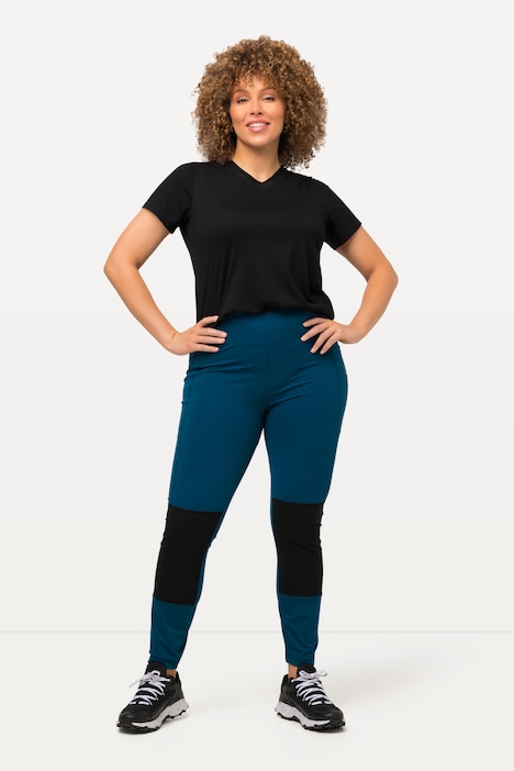 Wander-Leggings, Zipptasche, High Waist, Elastikbund