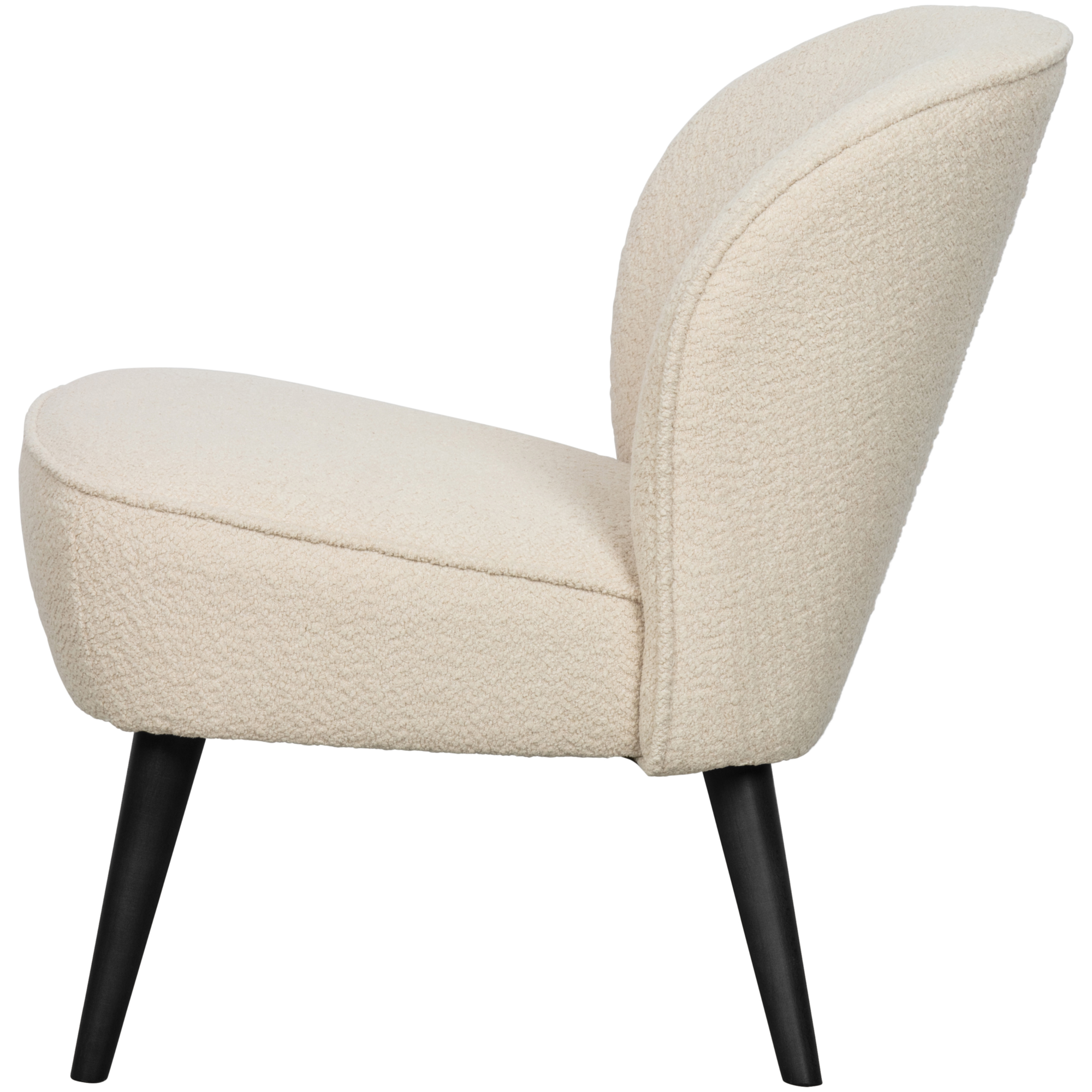 Fauteuil Sara Sara Fauteuil - Bouclé - Creme