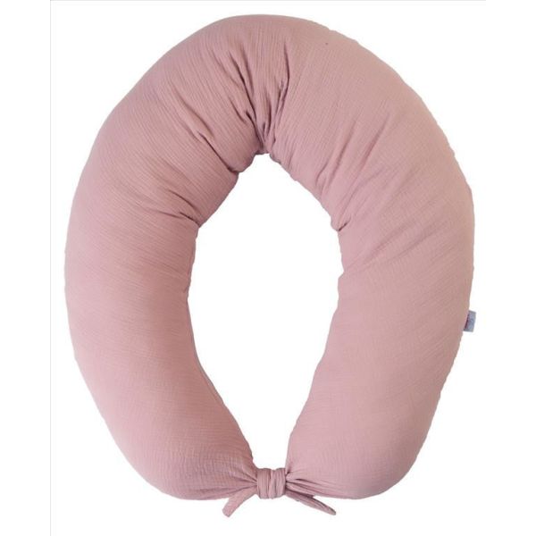 Babymatex Voedingskussen Moon Muslin Pink 260cm