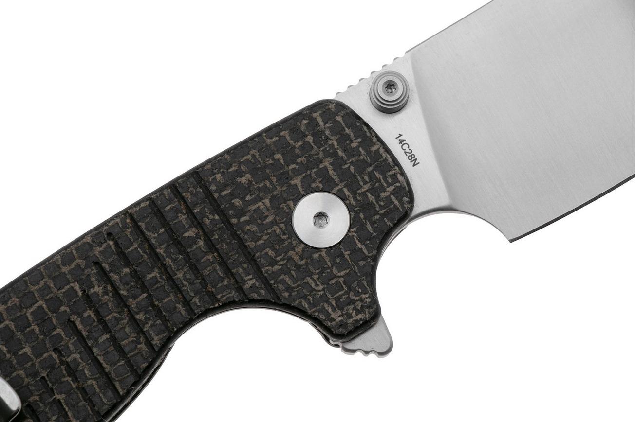 QSP Knife Chefmaster 163-C1, Satin 14C28N, Brown Coarse Micarta, zakmes, Keanu Alfaro design