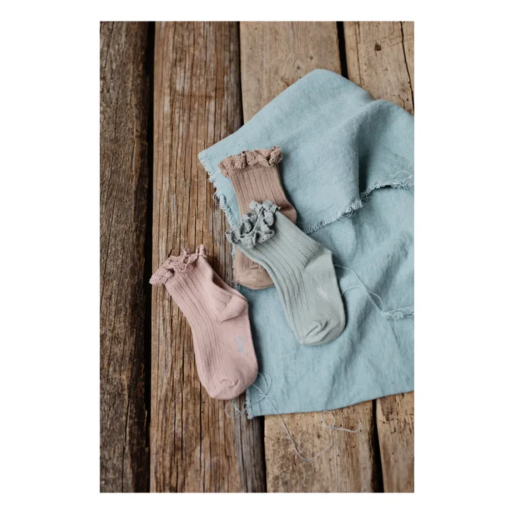 Collégien Chaussettes Lili | Vert d'eau