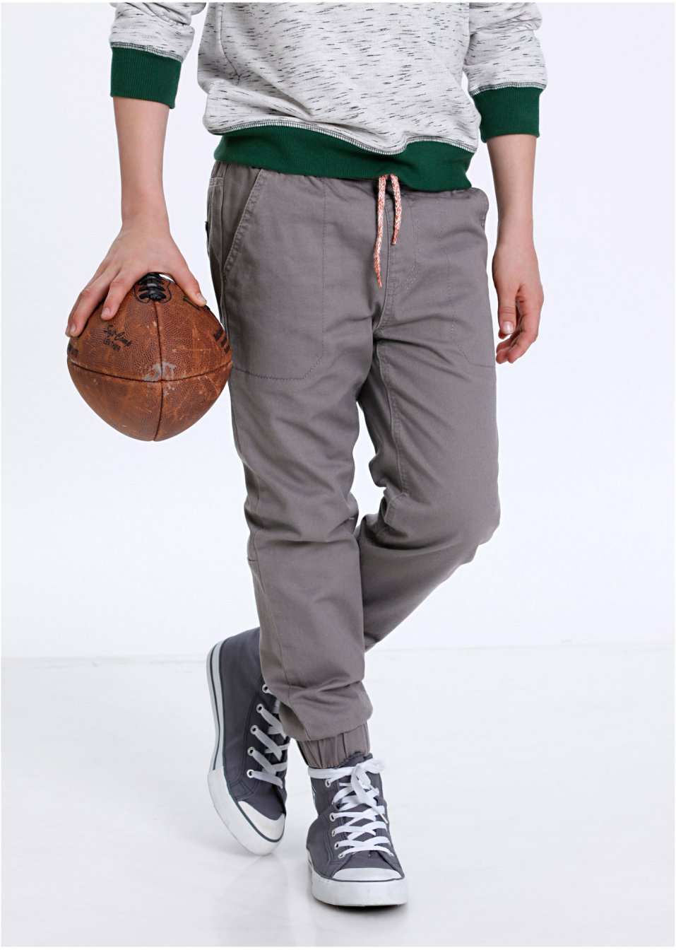 Pantalon thermo garçon avec doublure coton douillette, Regular Fit