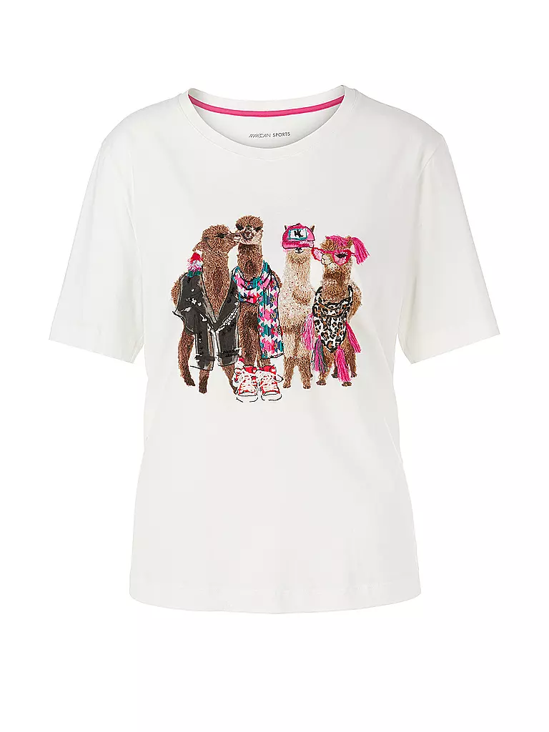 MARC CAIN T-Shirt weiss