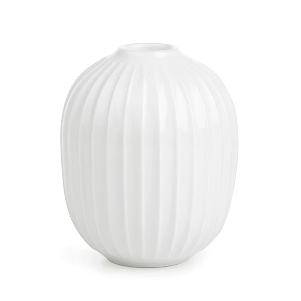 Kähler  Hammershøi lysestage, hvid - H: 10 cm.
