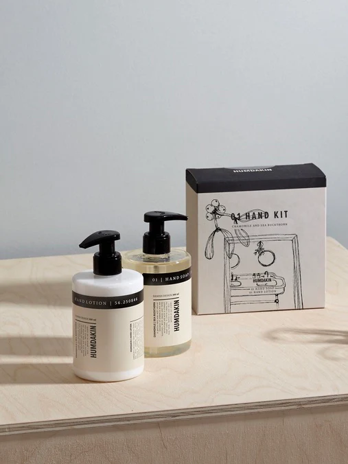 Humdakin  01 Hand Care Kit, Kamille og havtorn - 2 x 300 ml.