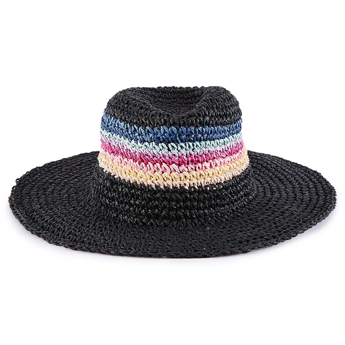 Wild Chapeau de paille Ruth noir