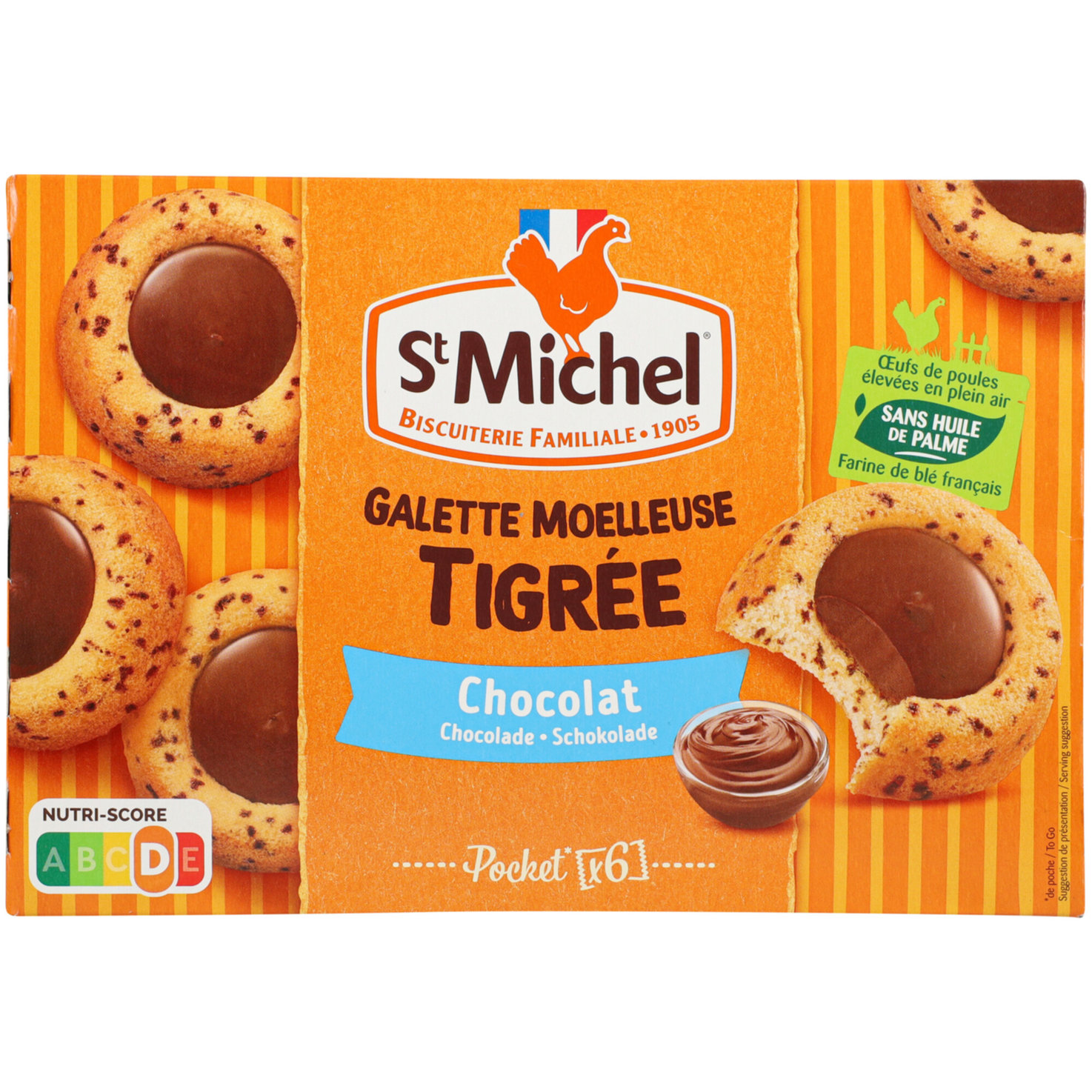 St Michel Galette moelleuse tigrée