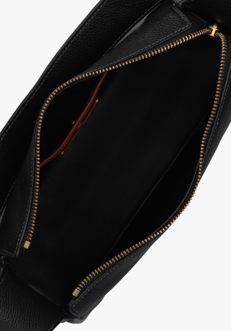 zwarte coach schoudertas lola shoulder bag