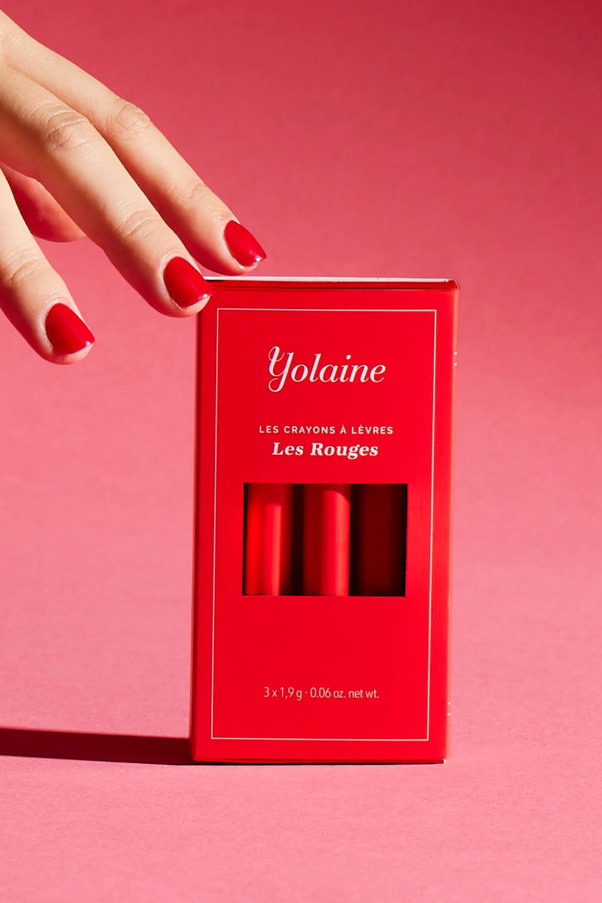 Yolaine Les crayons à lèvres – Les Rouges-1.9 g