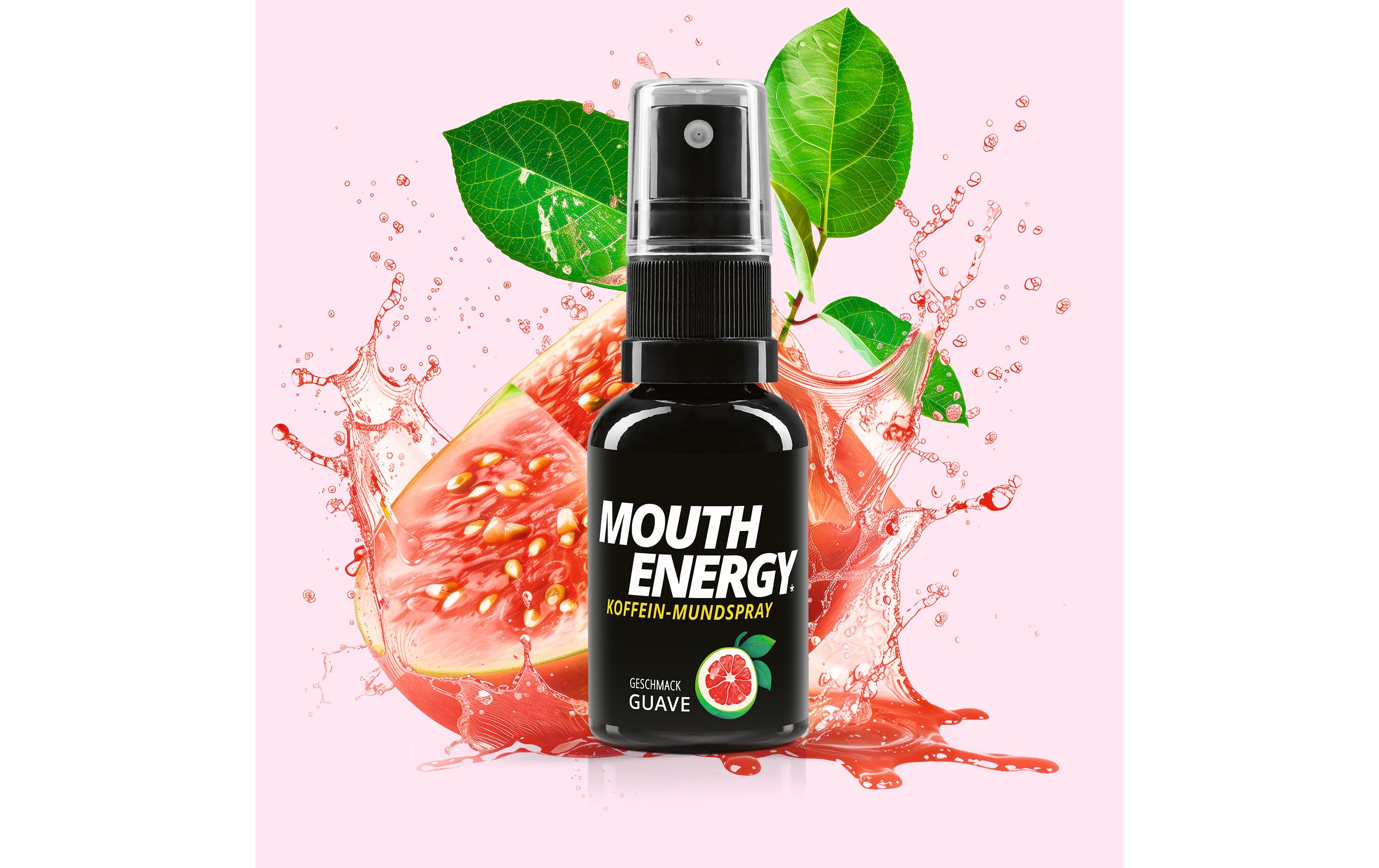 Mouth Energy Guave 30 mlWachmacher-Spray mit Vitamin B aus «Die Höhle der Löwen»